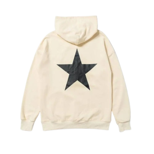 Essentials Beige Star Hoodies
