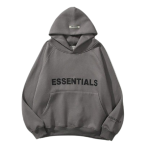 Dark Grey Essentials Hoodie