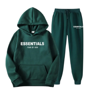Essentials Fear of God Green Tracksuit
