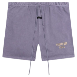 Essentials Shorts Light Oatmeal Purple