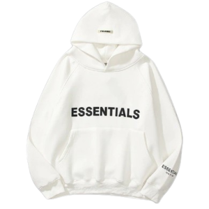 White Essentials Hoodie